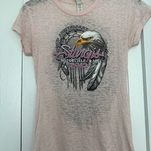 HD Pink Sturgis Motorcycle Rally T-Shirt